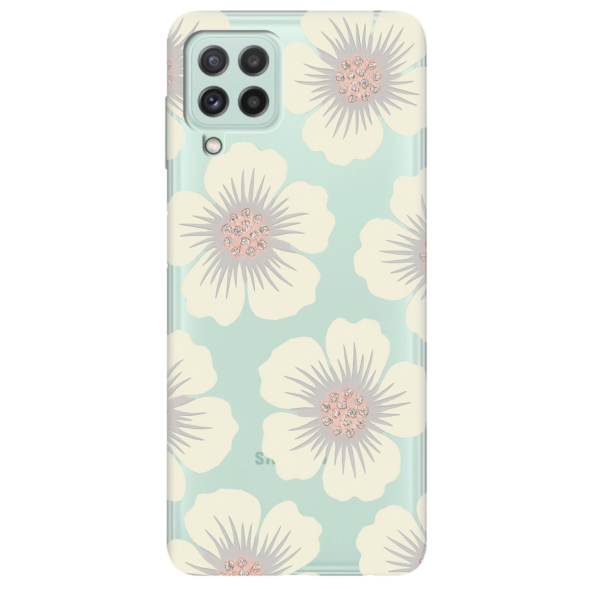 Чехол для Samsung Galaxy A22 4G Белая красота - фото 1 - Чехлы для телефонов